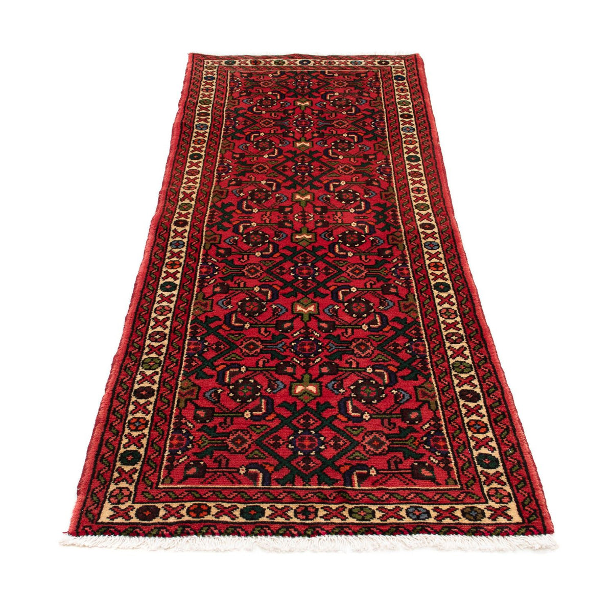 Runner Perser Rug - Nomadic - 198 x 75 cm - dark red