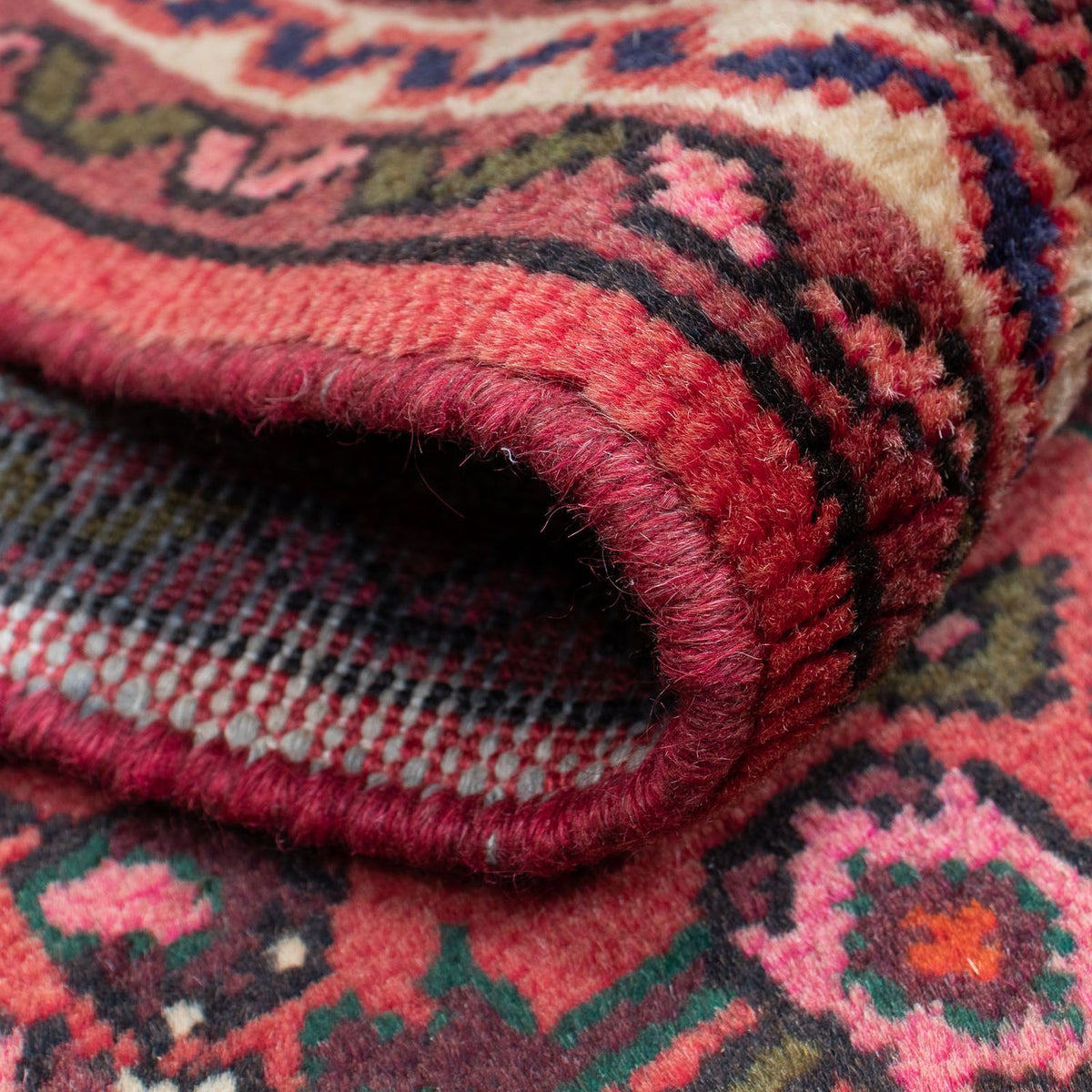 Runner Perser Rug - Nomadic - 200 x 67 cm - dark red