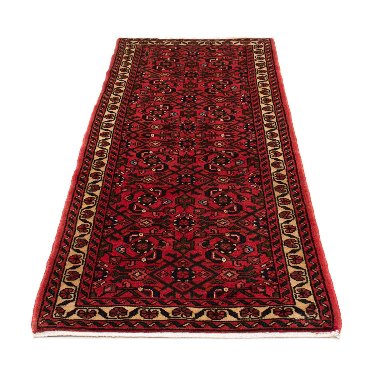 Runner Perser Rug - Nomadic - 195 x 75 cm - dark red