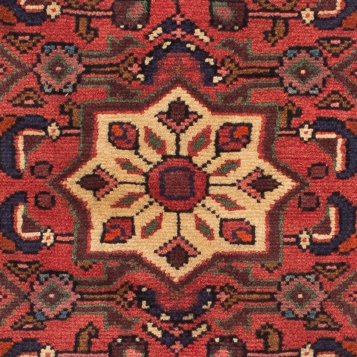 Runner Perser Rug - Nomadic - 192 x 70 cm - dark red