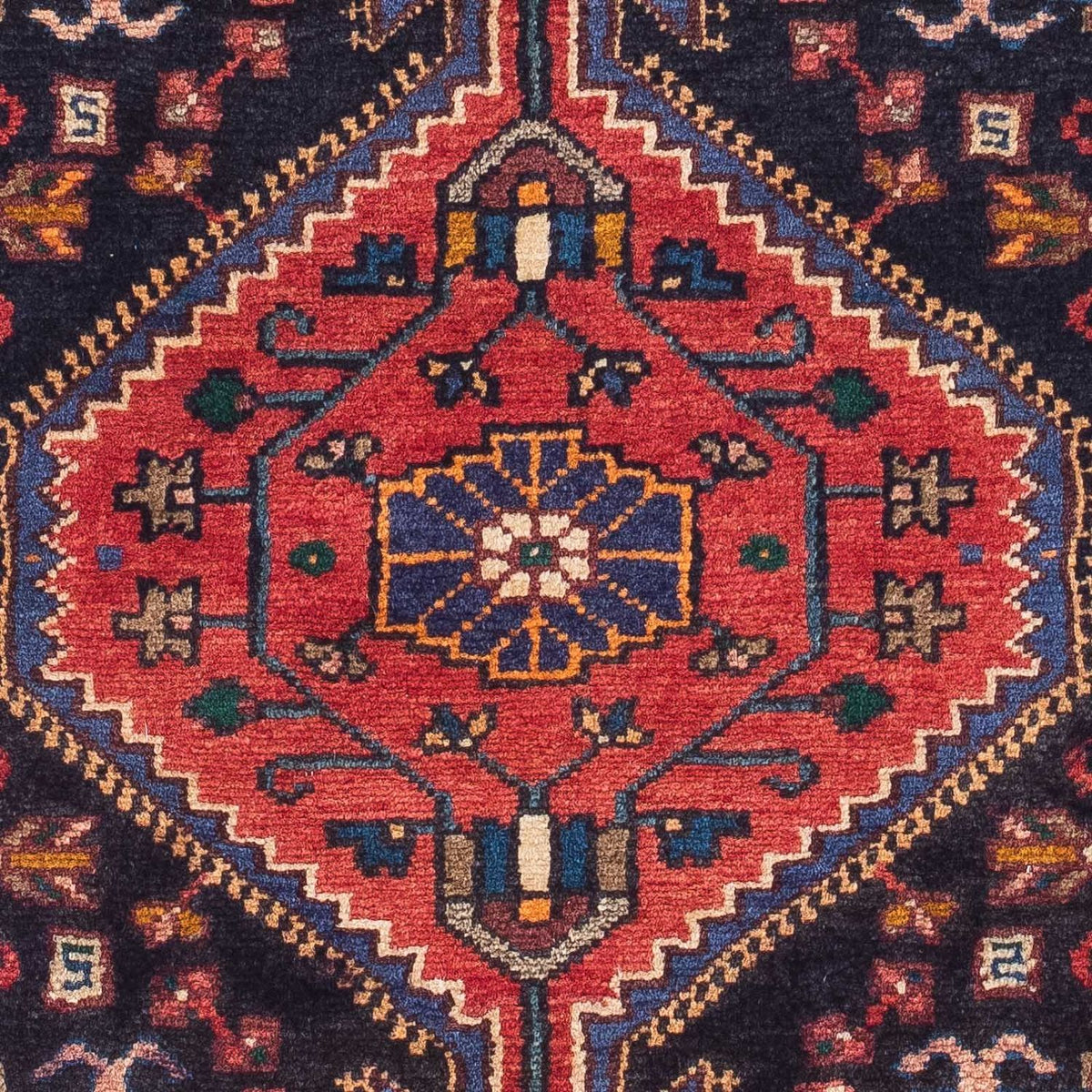 Perser Rug - Nomadic - 130 x 85 cm - dark blue