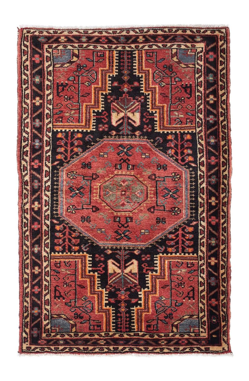 Perser Rug - Nomadic - 135 x 90 cm - dark blue