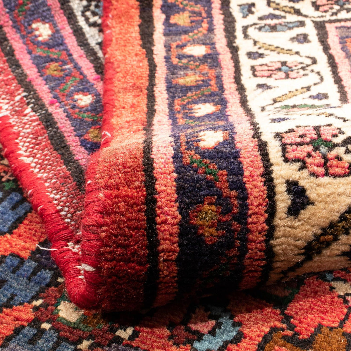 Perser Rug - Nomadic - 157 x 110 cm - red