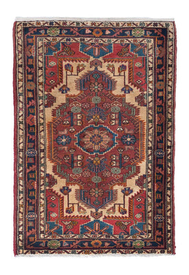Perser Rug - Nomadic - 130 x 95 cm - multicolored