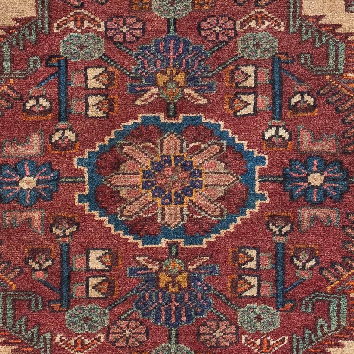 Perser Rug - Nomadic - 130 x 95 cm - multicolored