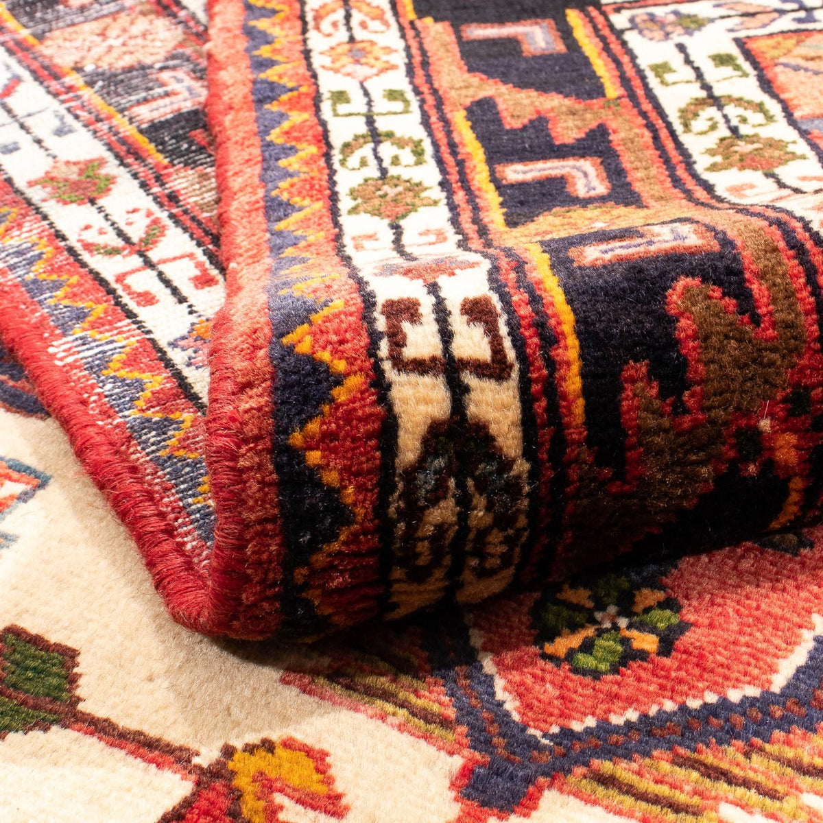 Perser Rug - Nomadic - 205 x 142 cm - red