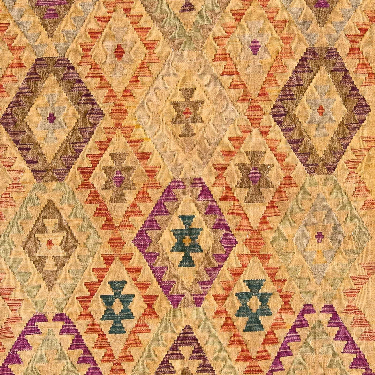 Kelim Rug - Splash - 295 x 196 cm - light brown