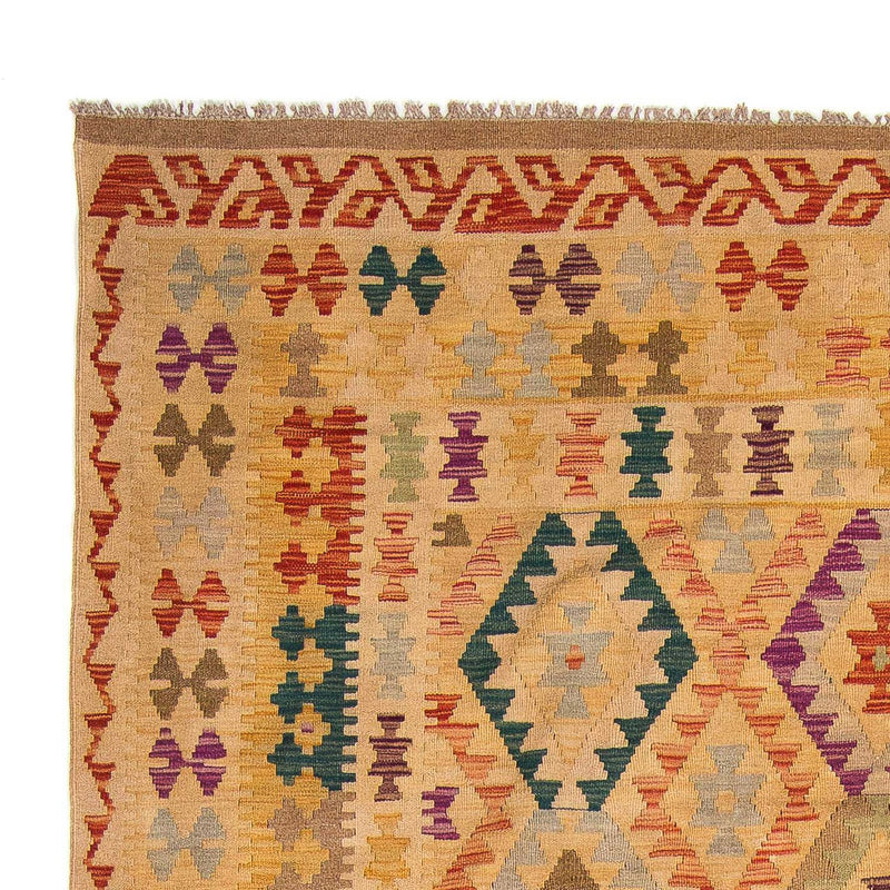 Kelim Rug - Splash - 295 x 196 cm - light brown