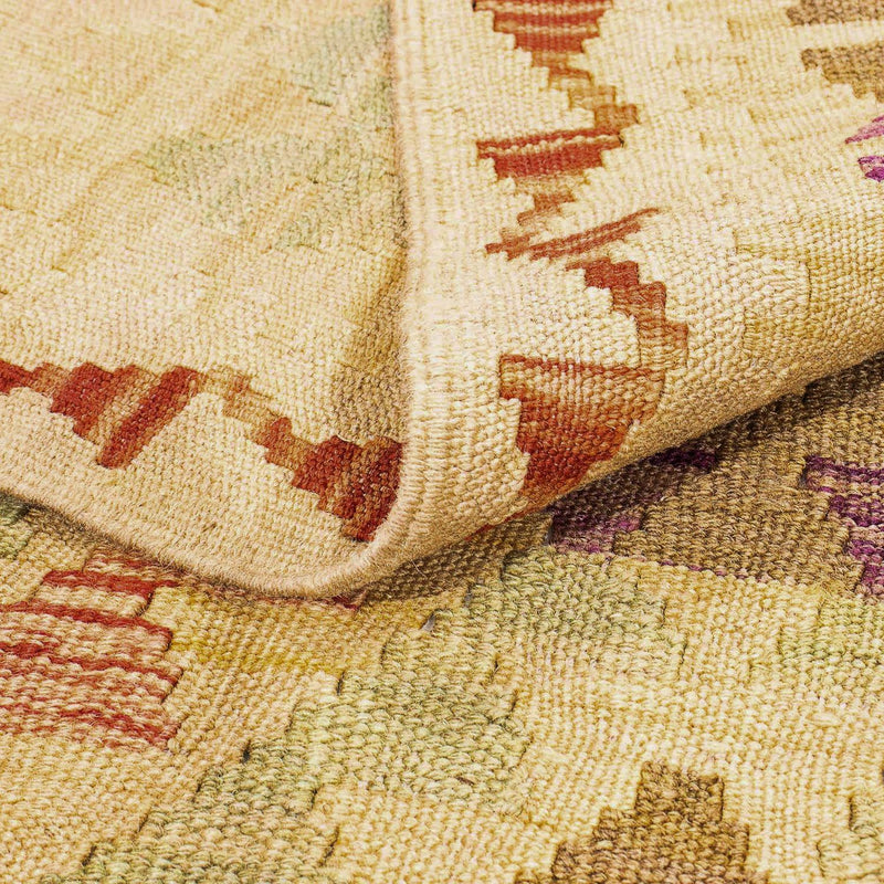 Kelim Rug - Splash - 295 x 196 cm - light brown