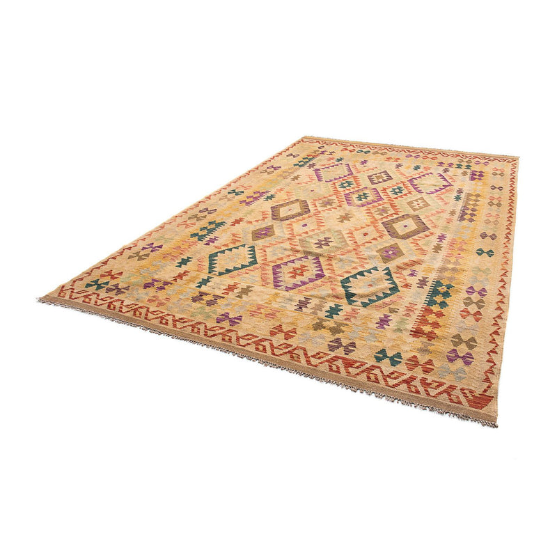 Kelim Rug - Splash - 295 x 196 cm - light brown