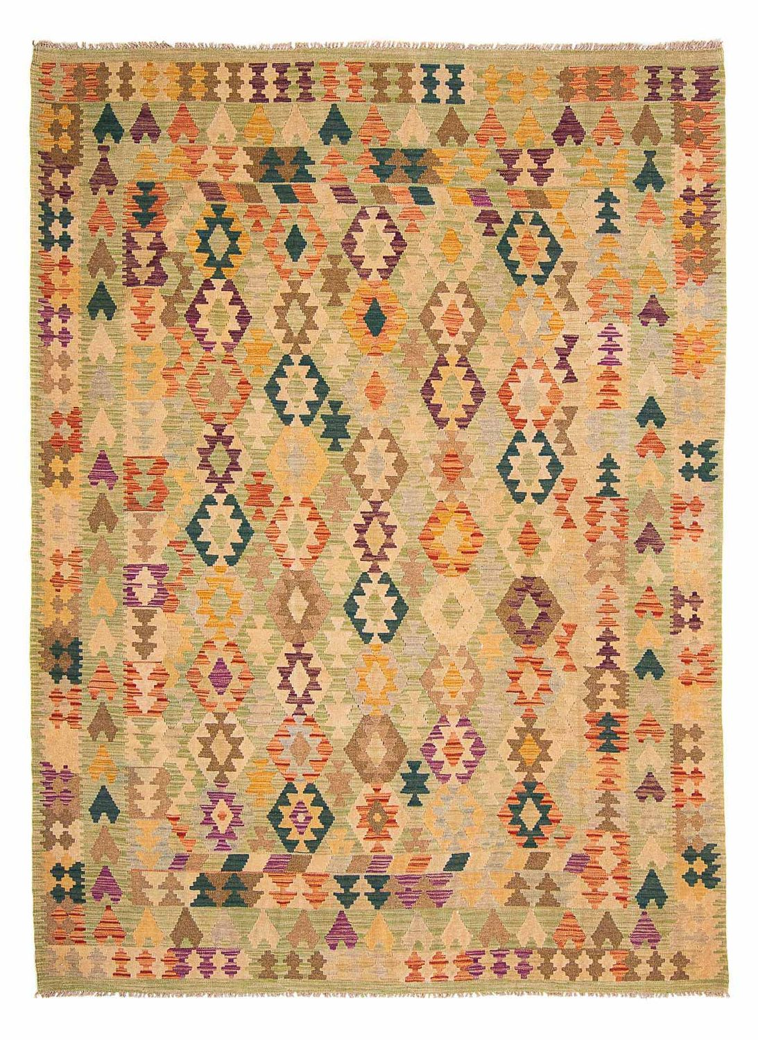 Kelim Rug - Splash - 287 x 199 cm - beige