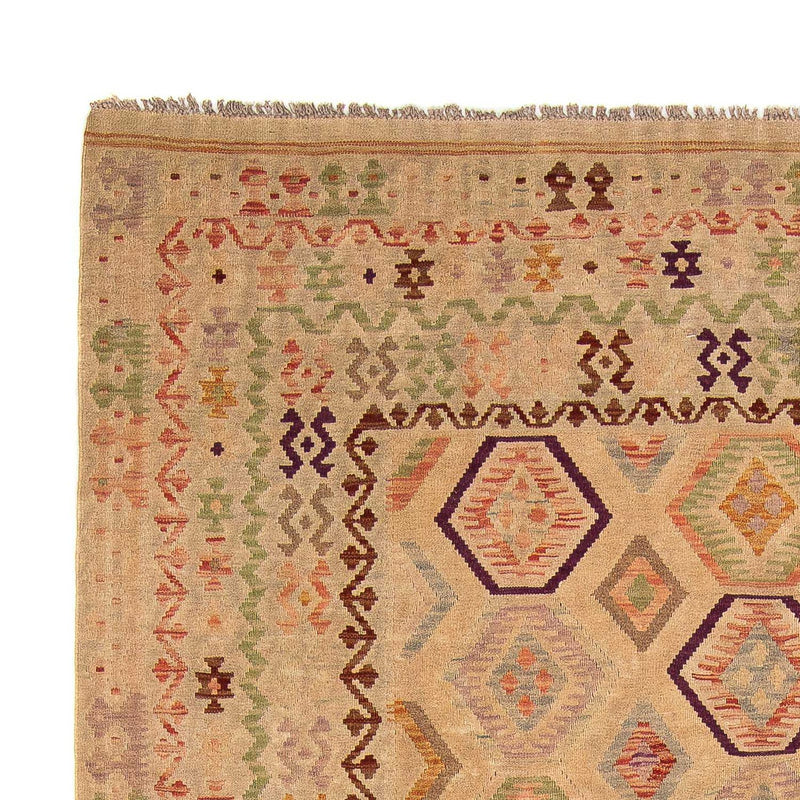 Kelim Rug - Splash - 290 x 200 cm - light brown