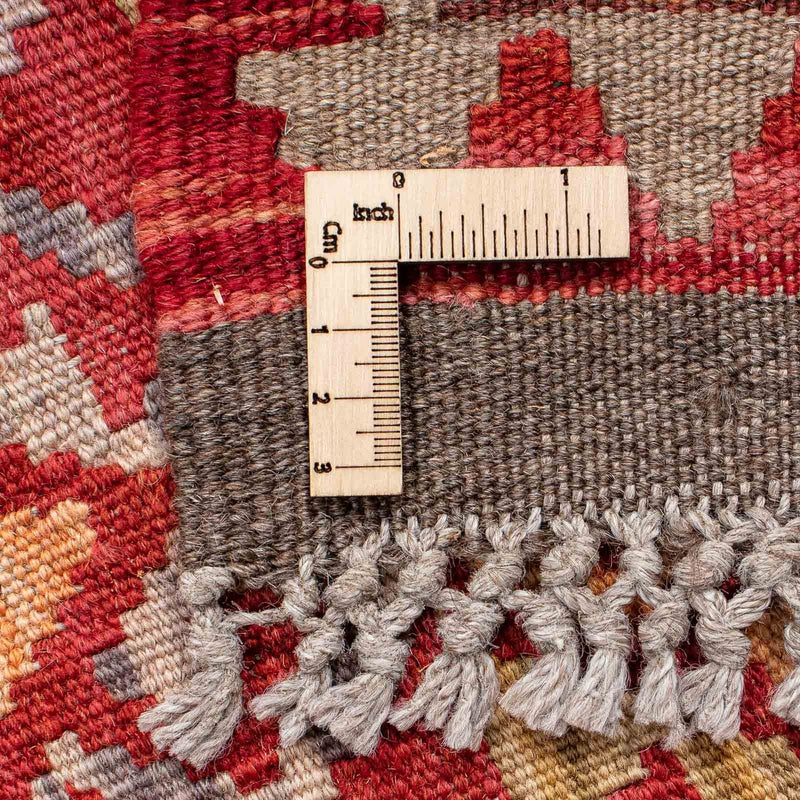 Runner Kelim Rug - Splash - 183 x 58 cm - red