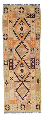 Runner Kelim Rug - Oriental - 200 x 69 cm - beige