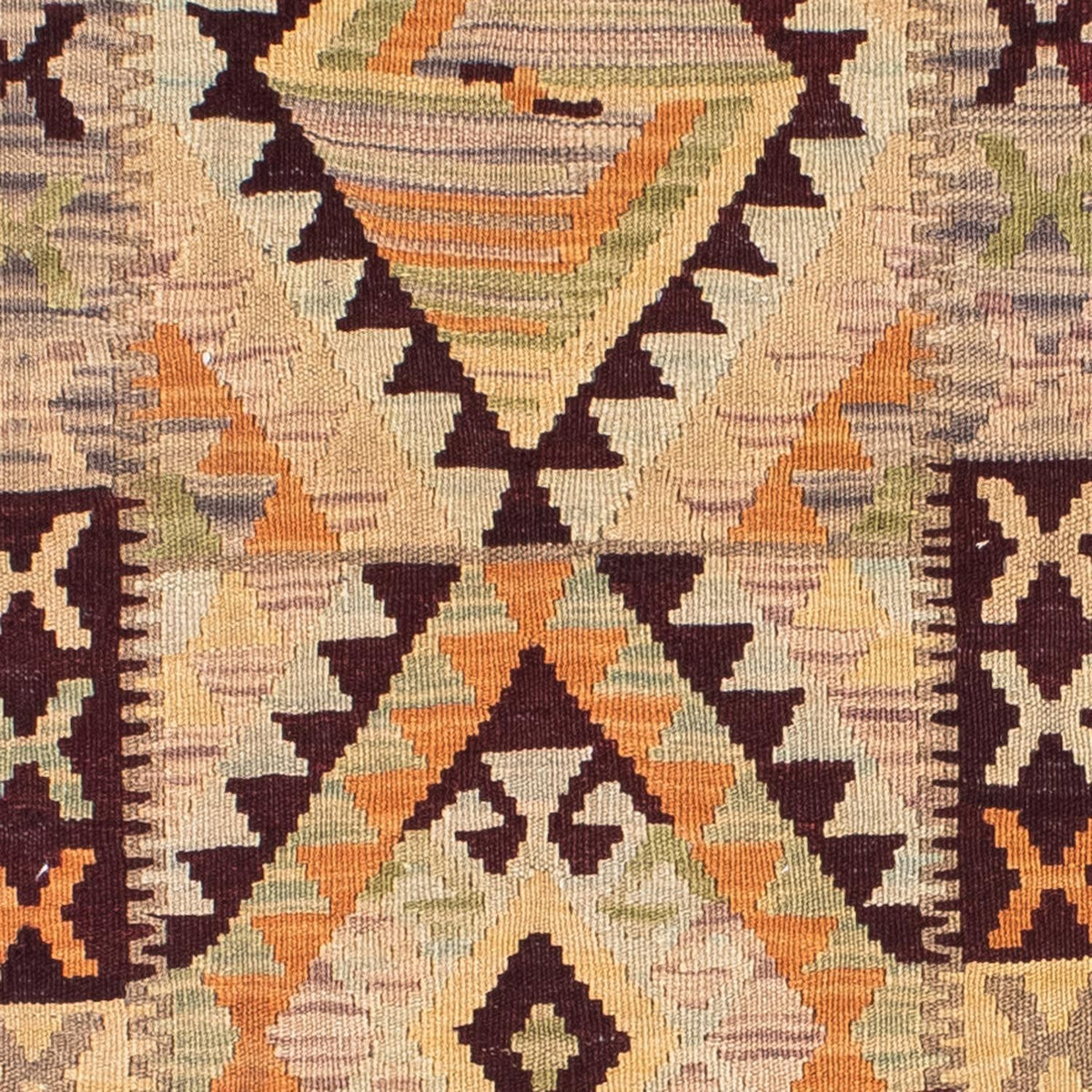 Runner Kelim Rug - Oriental - 200 x 69 cm - beige