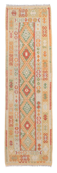 Runner Kelim Rug - Splash - 287 x 83 cm - multicolored