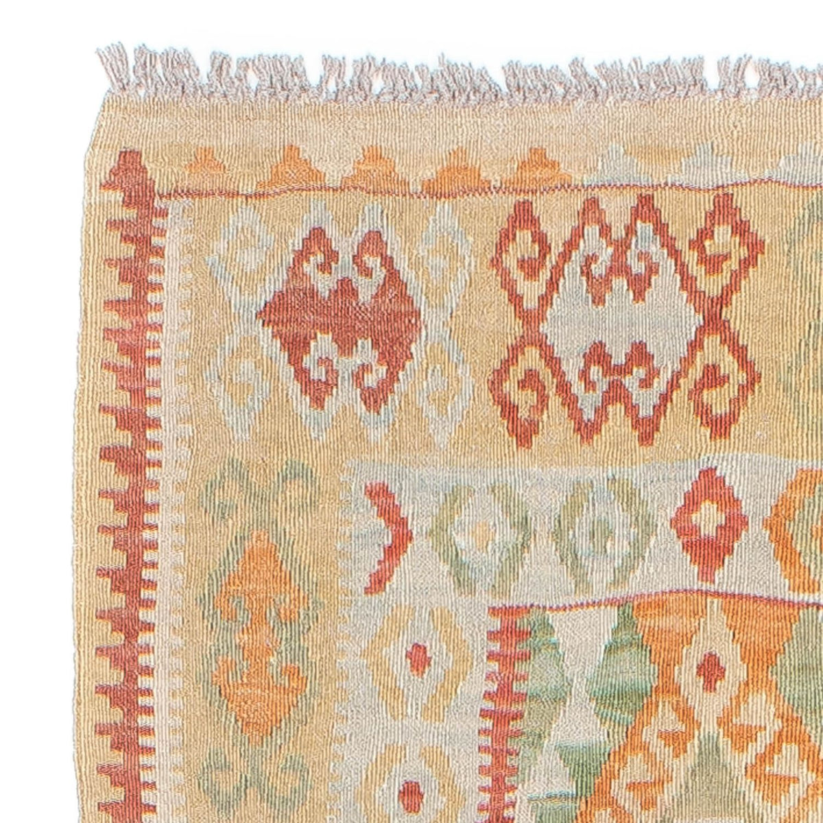 Runner Kelim Rug - Splash - 287 x 83 cm - multicolored