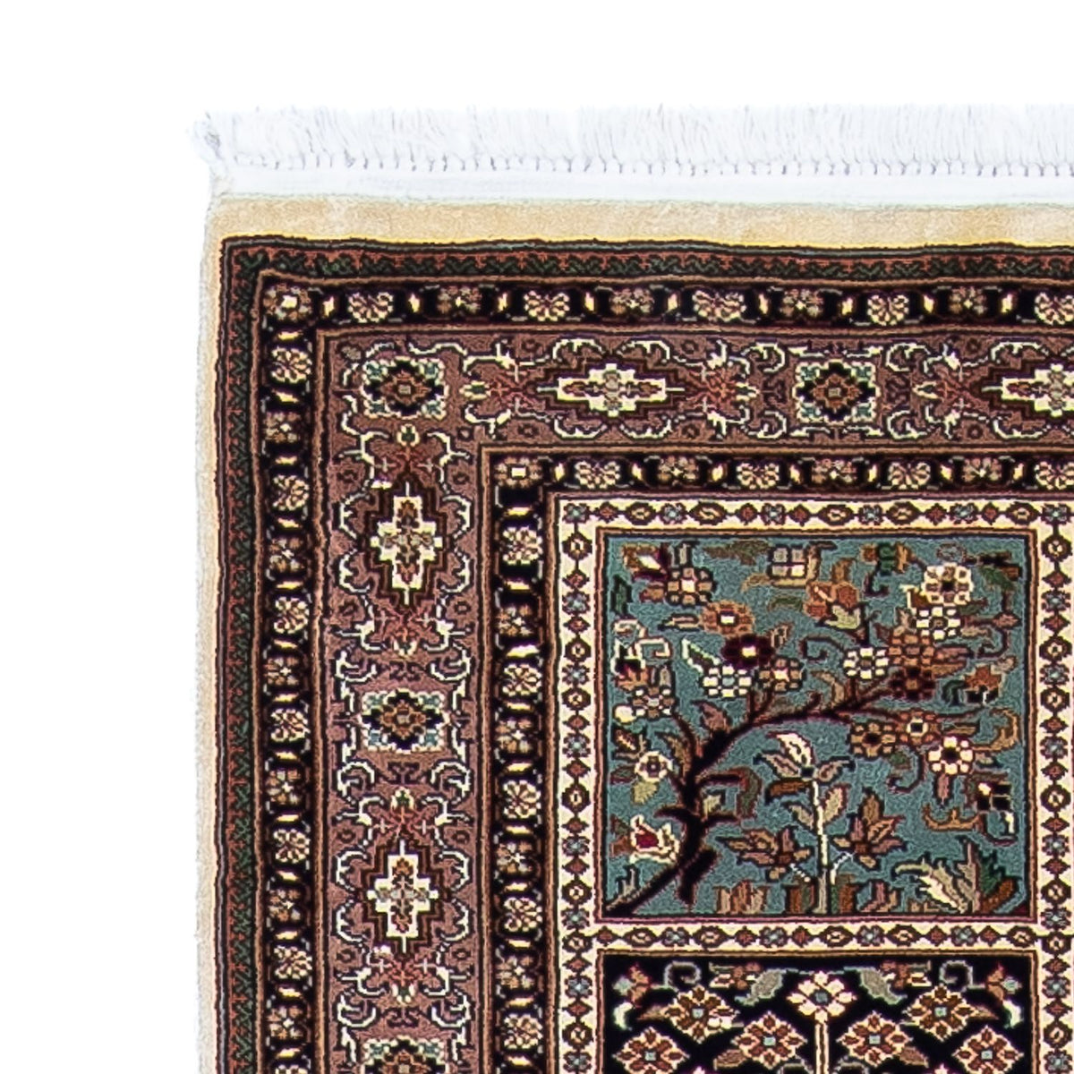 Runner Silk Rug - Kashmir Silk - 302 x 74 cm - multicolored