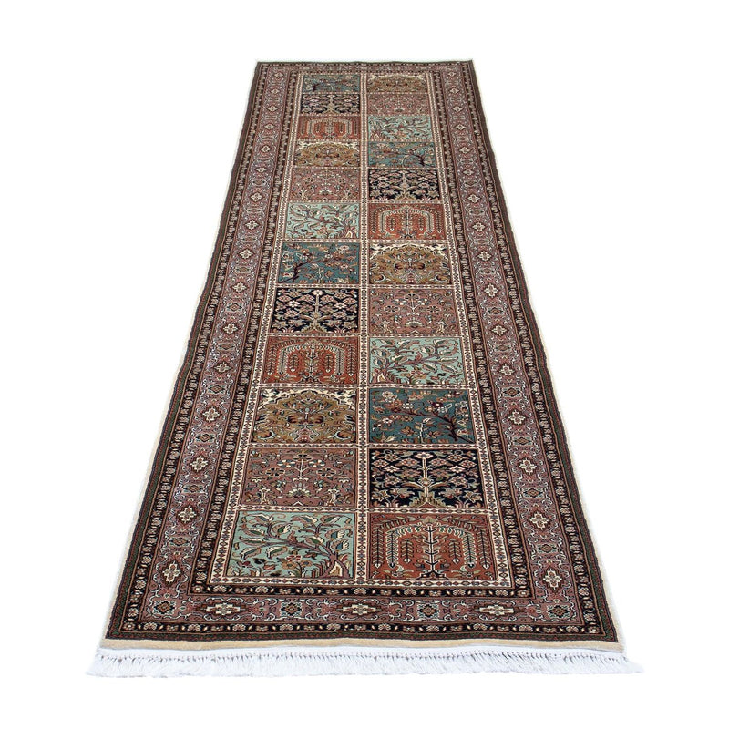 Runner Silk Rug - Kashmir Silk - 302 x 74 cm - multicolored