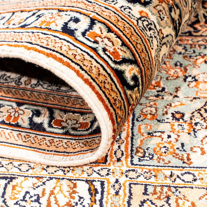Silk Rug - Kashmir Silk - 221 x 158 cm - multicolored