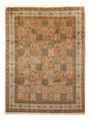 Kashmir Silk Rug 249x325cm - Oriental Rug - Rectangle / Brown / 249 x 325 cm Rectangle