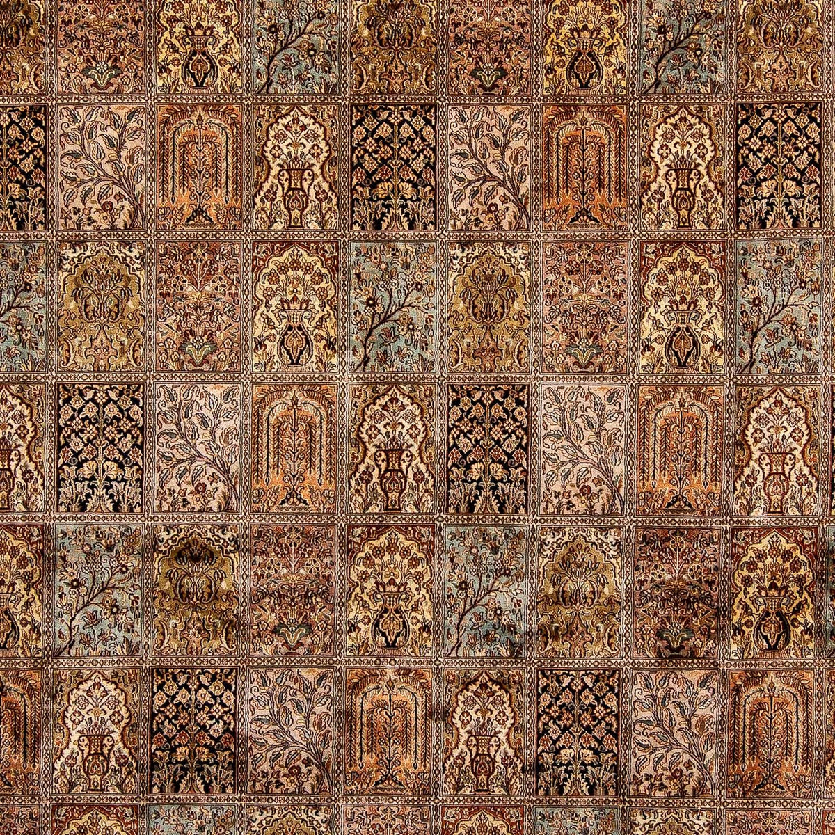 Silk Rug - Kashmir Silk - 332 x 248 cm - brown