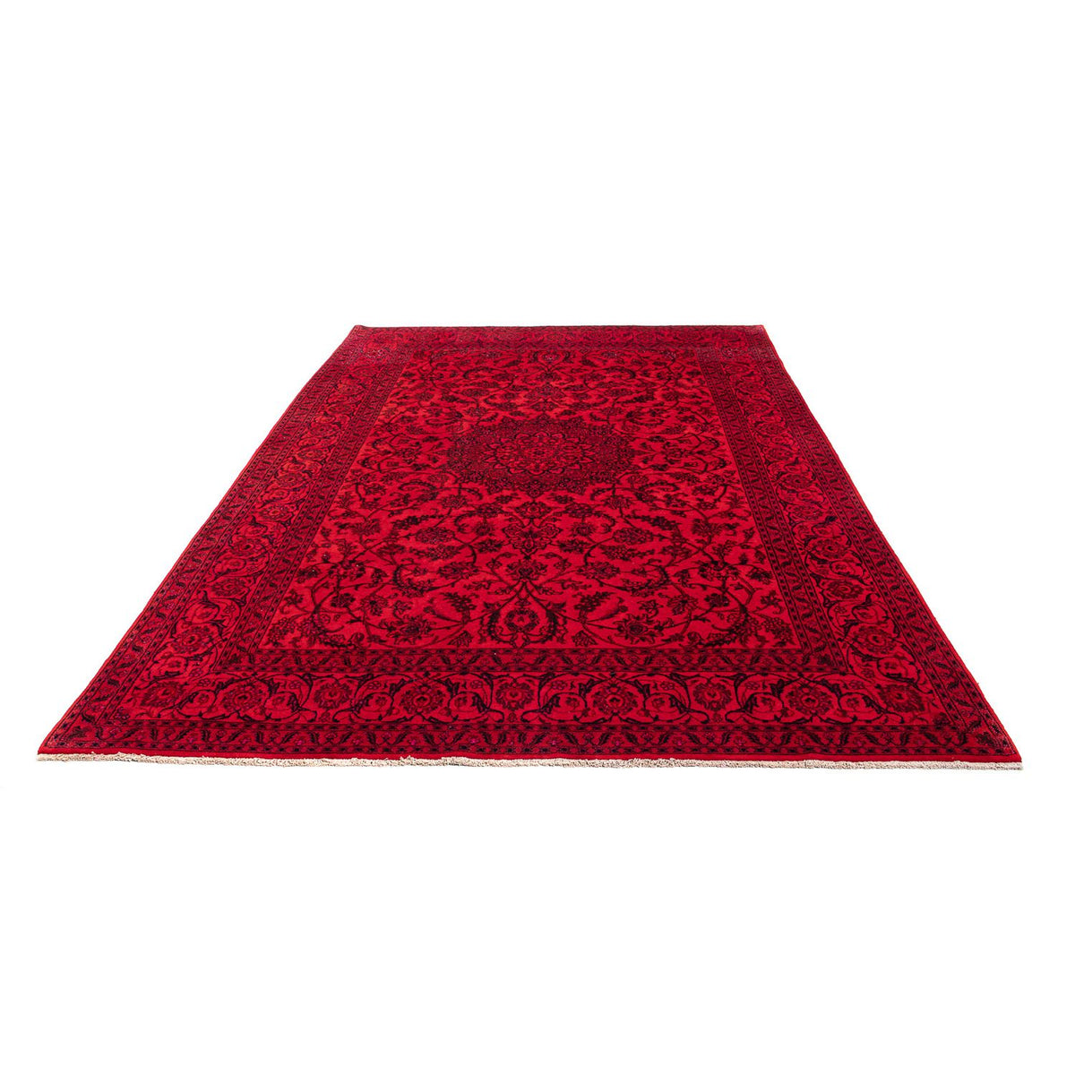Perser Rug - Nain - 306 x 197 cm - dark red