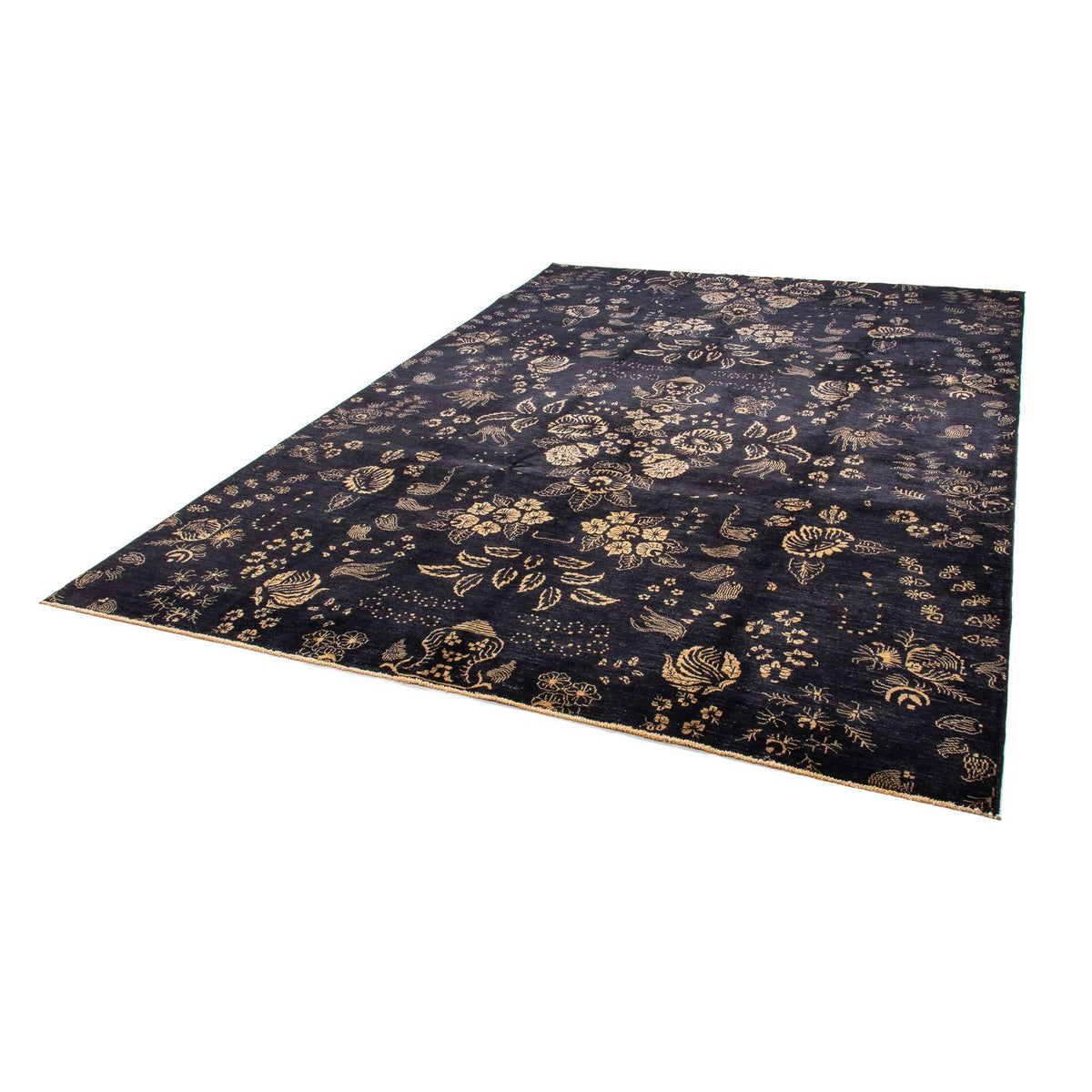 Designer Rug - 301 x 212 cm - dark blue