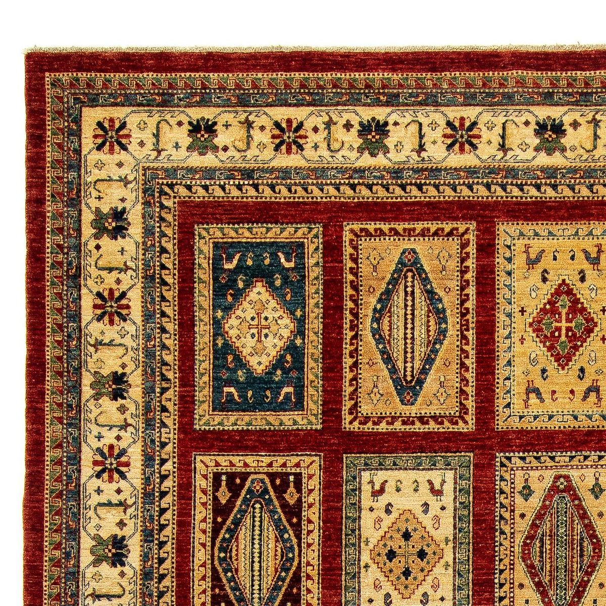 Perser Rug - Nomadic - 411 x 307 cm - dark red