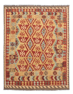 Kelim Rug - Splash - 194 x 152 cm - multicolored