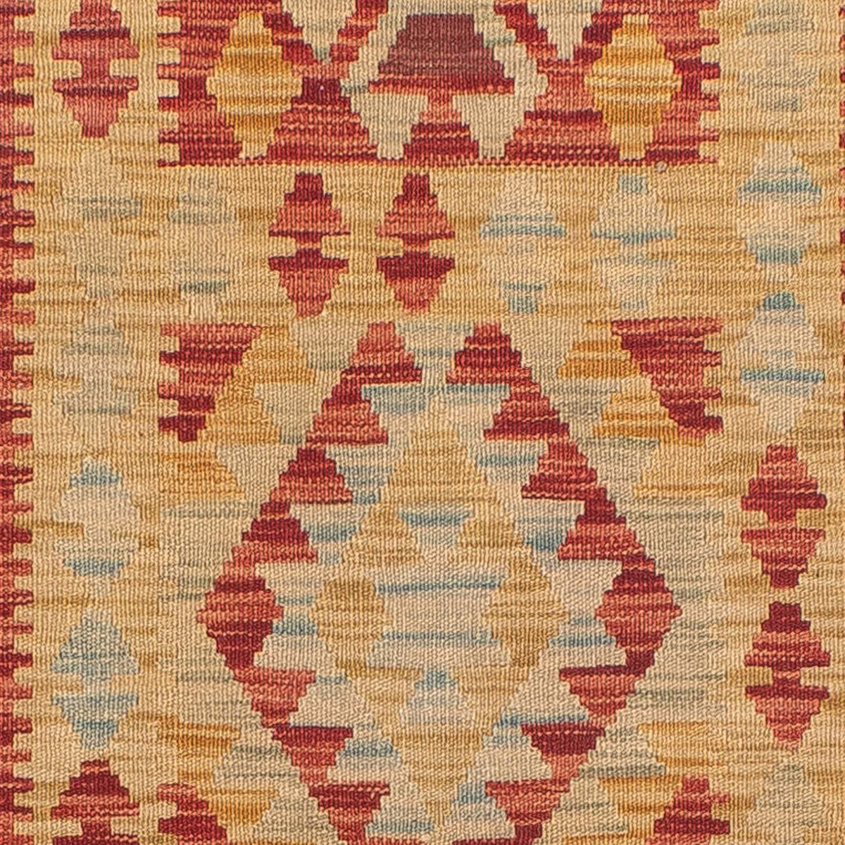 Runner Kelim Rug - Splash - 389 x 77 cm - multicolored
