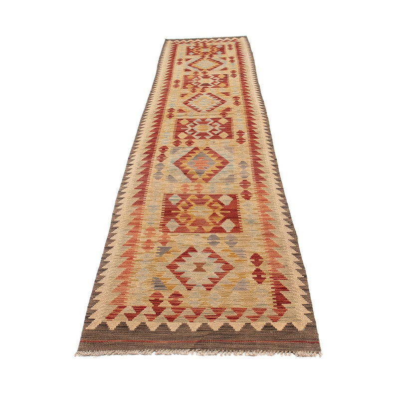 Runner Kelim Rug - Splash - 389 x 77 cm - multicolored
