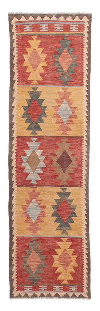 Runner Kelim Rug - Splash - 296 x 74 cm - multicolored