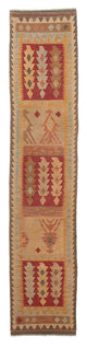 Kilim Maimana Rug 392x73cm - Wool Rug