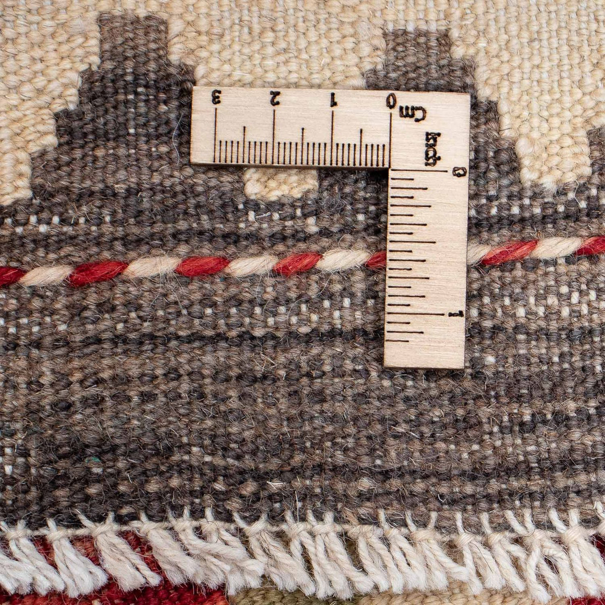 Runner Kelim Rug - Splash - 393 x 77 cm - red