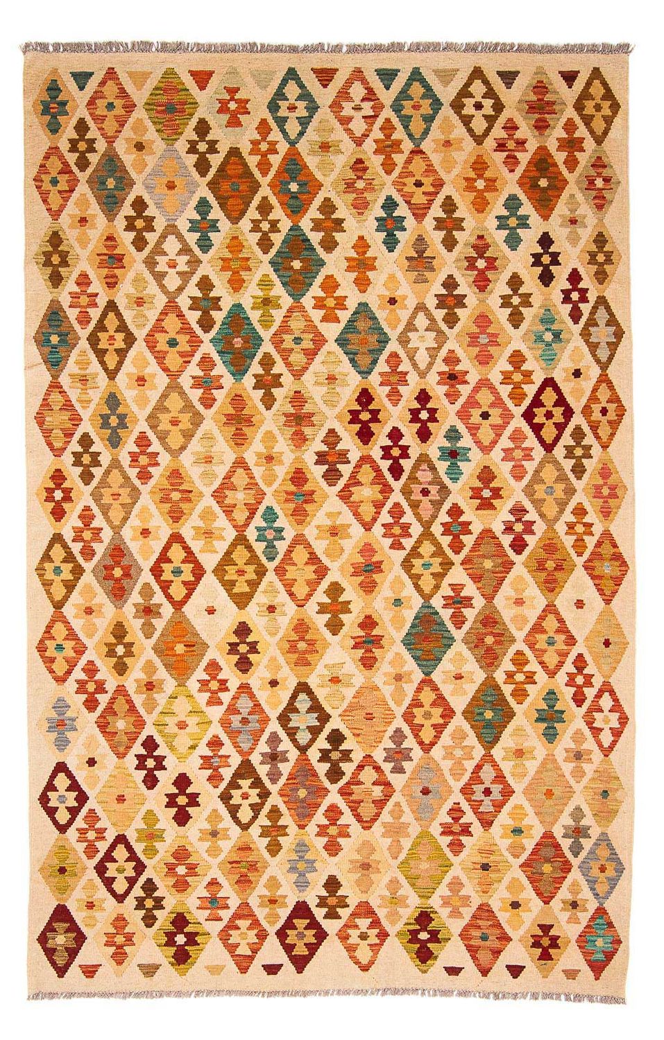 Kelim Rug - Splash - 293 x 200 cm - multicolored