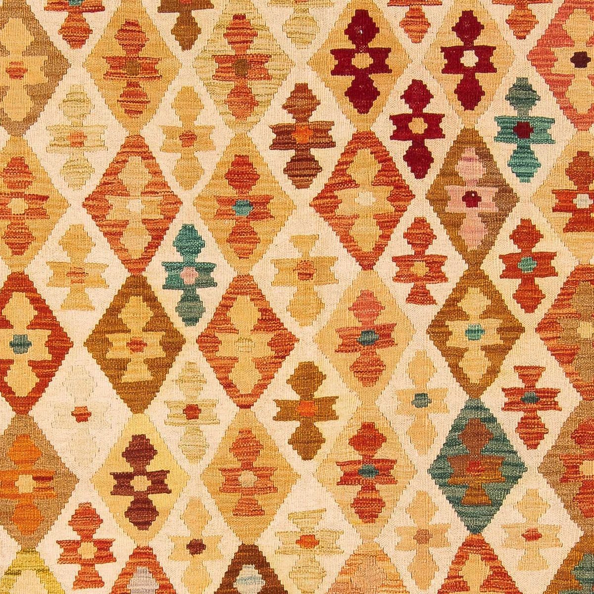 Kelim Rug - Splash - 293 x 200 cm - multicolored