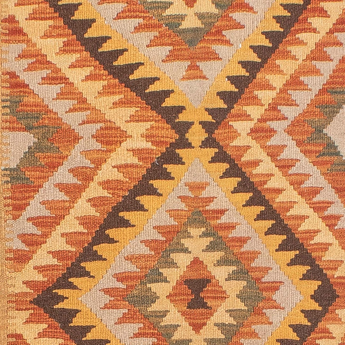 Runner Kelim Rug - Splash - 394 x 76 cm - multicolored