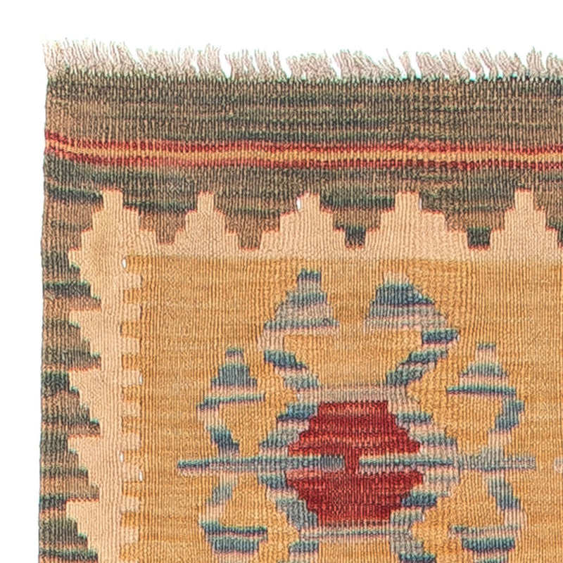 Runner Kelim Rug - Splash - 407 x 76 cm - multicolored