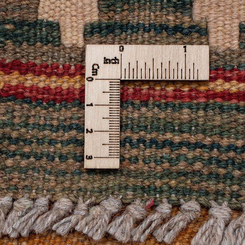 Runner Kelim Rug - Splash - 407 x 76 cm - multicolored