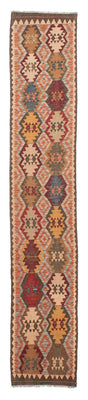 Runner Kelim Rug - Splash - 387 x 70 cm - multicolored