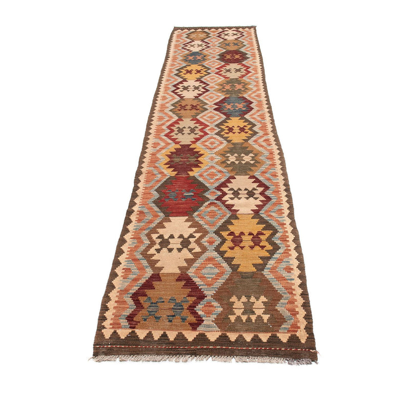 Runner Kelim Rug - Splash - 387 x 70 cm - multicolored
