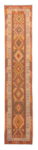 Kilim Maimana Rug 435x86cm - Wool Rug