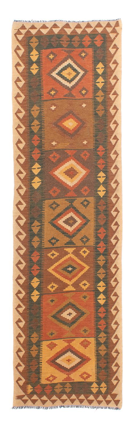 Runner Kelim Rug - Splash - 297 x 82 cm - multicolored