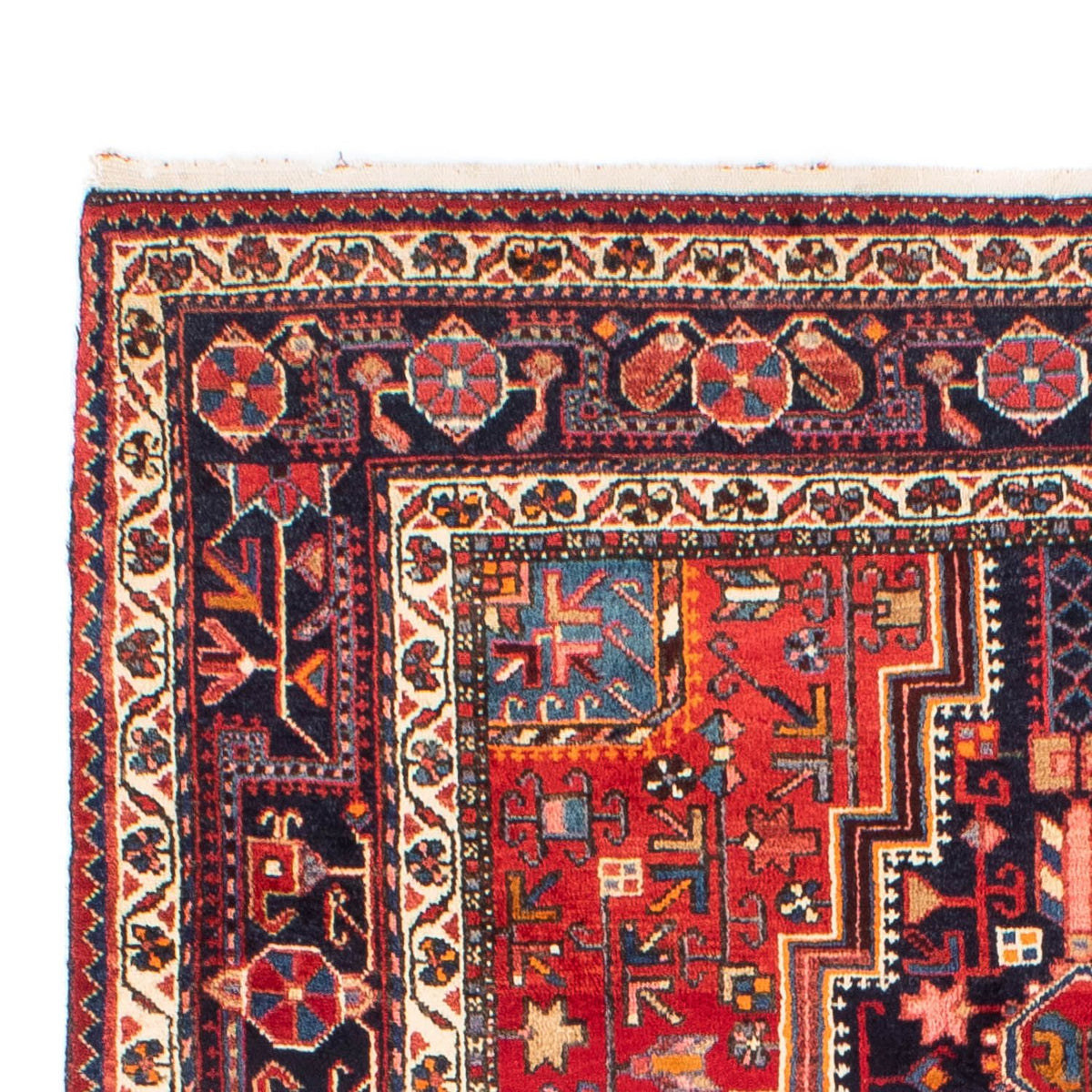 Perser Rug - Nomadic - 237 x 140 cm - dark red