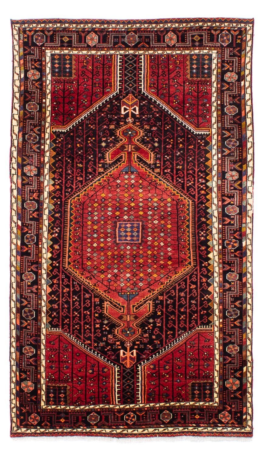 Perser Rug - Nomadic - 248 x 140 cm - dark red