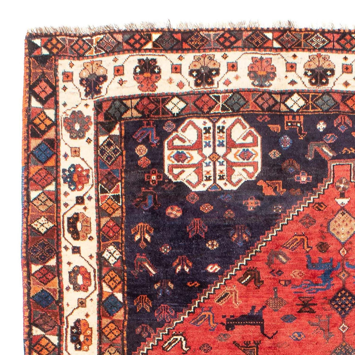 Perser Rug - Nomadic - 300 x 205 cm - dark red