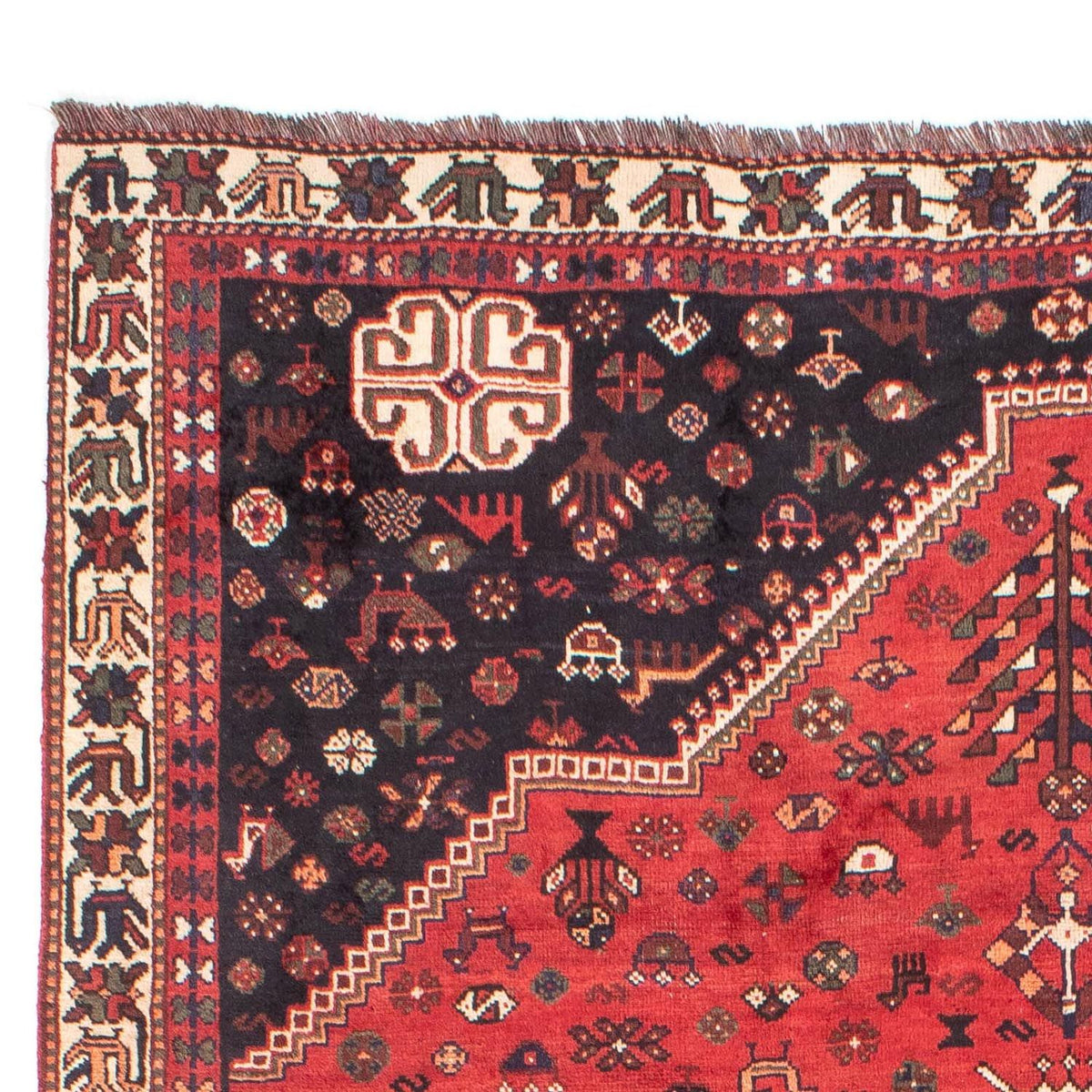 Perser Rug - Nomadic - 287 x 196 cm - dark red