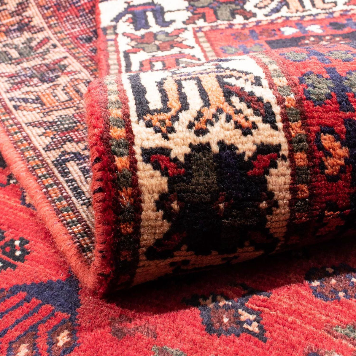 Perser Rug - Nomadic - 287 x 196 cm - dark red