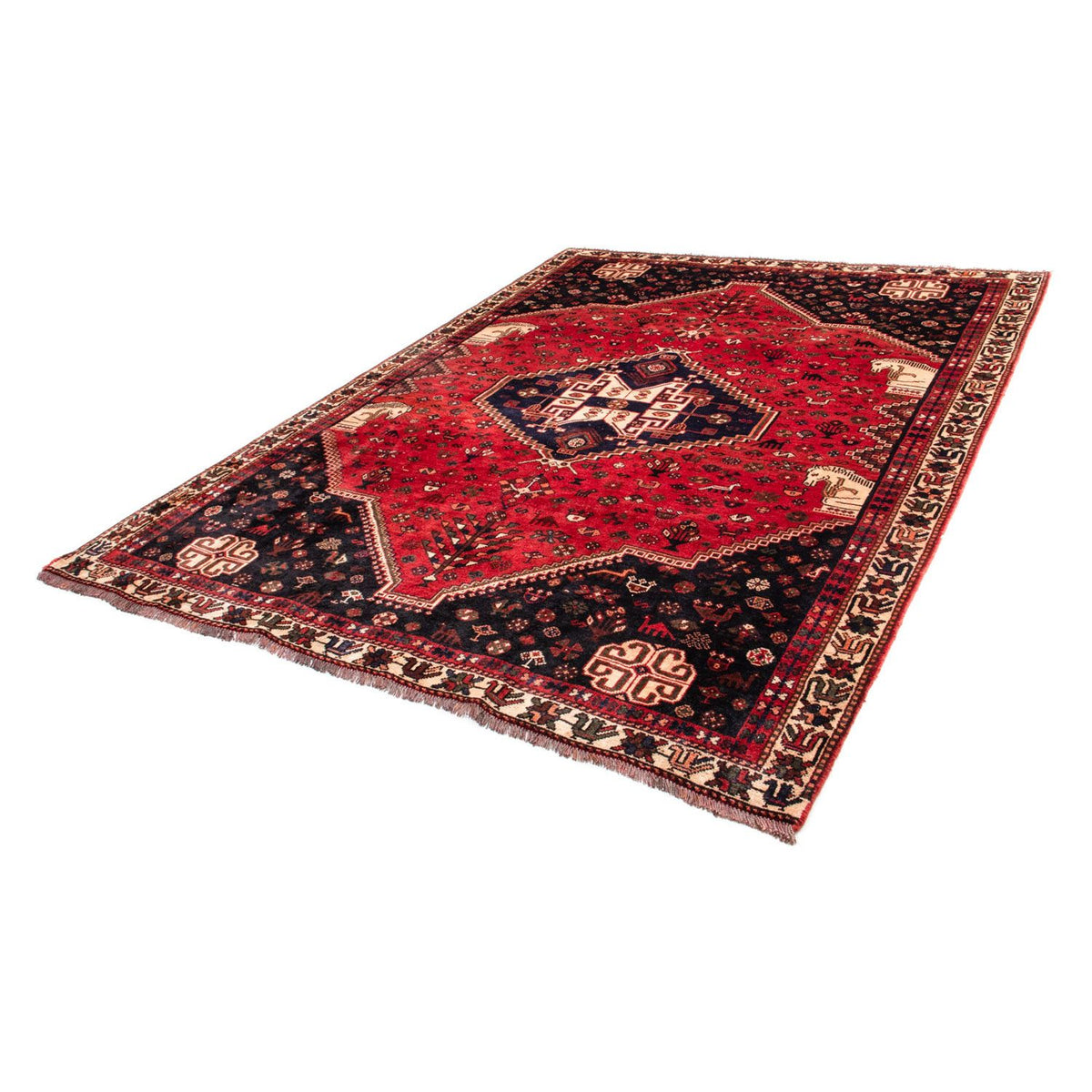 Perser Rug - Nomadic - 287 x 196 cm - dark red